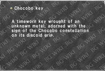 Chocobo key