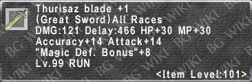 Thurisaz Blade +1 description.png