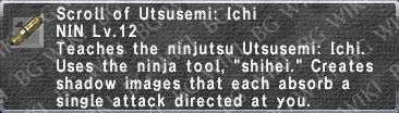 Utsusemi: Ichi (Scroll) description.png