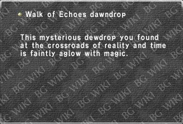 Walk of Echoes dawndrop