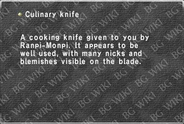 Culinary knife