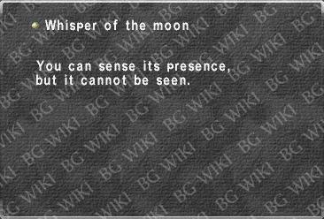 Whisper of the moon