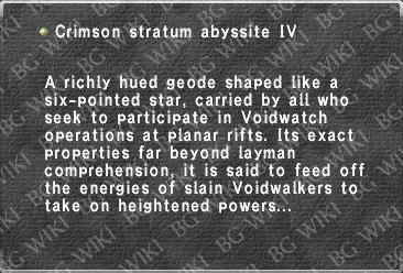 Crimson stratum abyssite IV