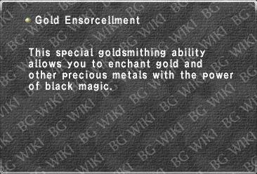 Gold Ensorcellment