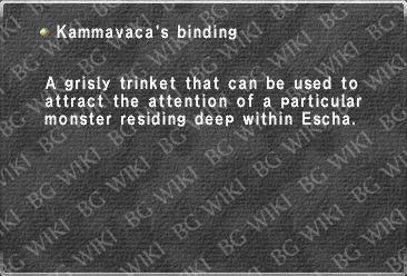 Kammavaca's binding