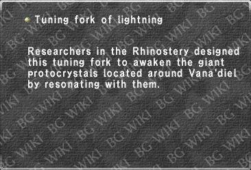 Tuning fork of lightning