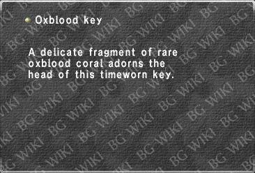 Oxblood key