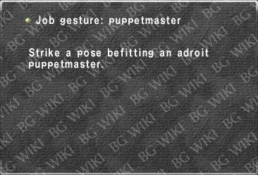 Job gesture: puppetmaster