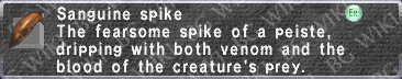 Sanguine Spike description.png