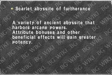 Scarlet abyssite of furtherance