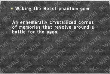 Waking the Beast phantom gem
