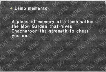 Lamb memento