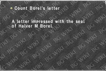 Count Borel's letter