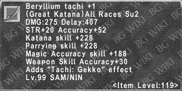 Beryllium Tachi +1 description.png