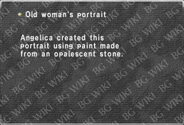 Old woman's portrait