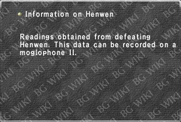 Information on Henwen