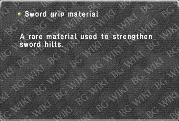 Sword grip material