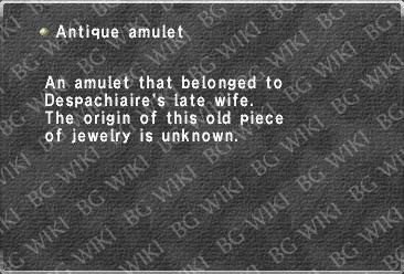 Antique amulet