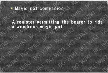 Magic pot companion