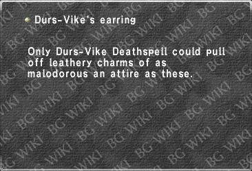 Durs-Vike's earring