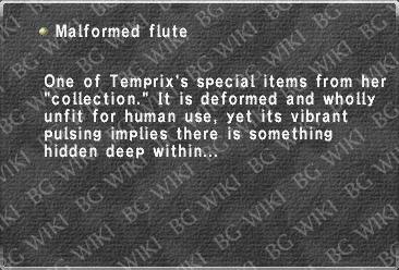 Malformed flute