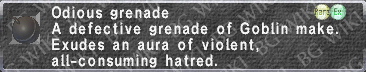 Odious Grenade description.png