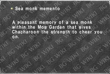 Sea monk memento