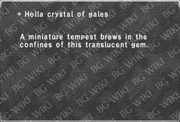 Holla crystal of gales