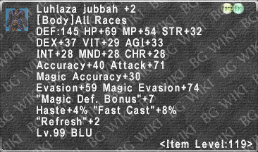 Luhlaza Jubbah +2 description.png