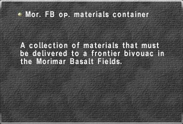 Mor. FB op. materials container