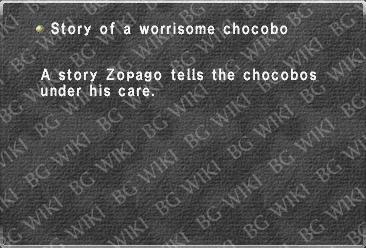 Story of a worrisome chocobo