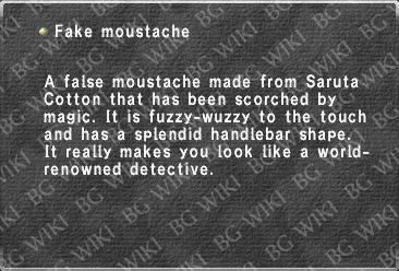 Fake moustache