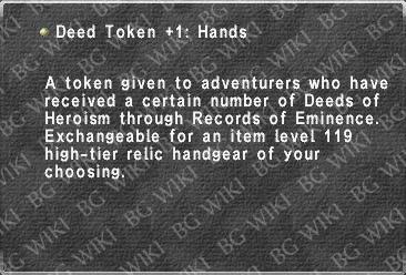 Deed Token +1: Hands