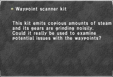 Waypoint scanner kit