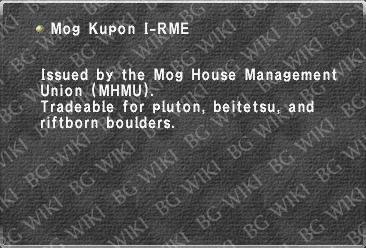 Mog Kupon I-RME