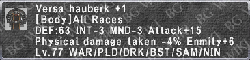 Versa Hauberk +1 description.png
