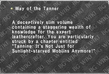 Way of the Tanner