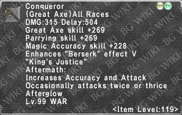 Conqueror (Level 119 III) description.png