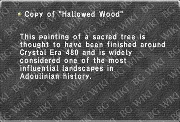 Copy of "Hallowed Wood"