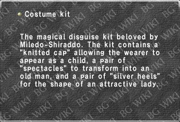 Costume kit