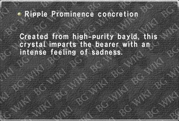 Ripple Prominence concretion