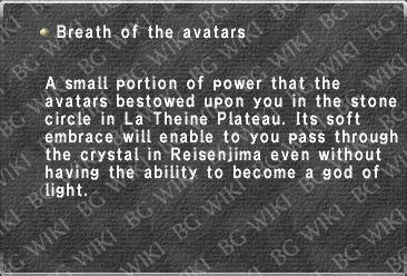 Breath of the avatars