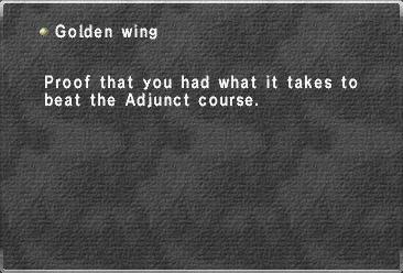 Golden wing