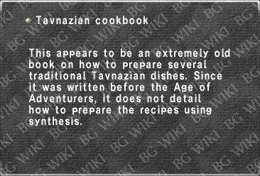 Tavnazian cookbook