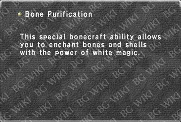 Bone Purification