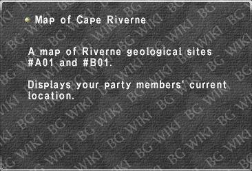 Map of Cape Riverne