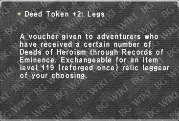 Deed Token +2: Legs