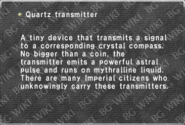 Quartz transmitter