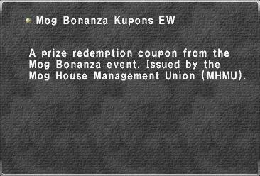 Mog Bonanza Kupons EW