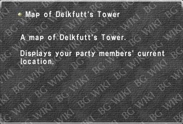 Map of Delkfutt's Tower